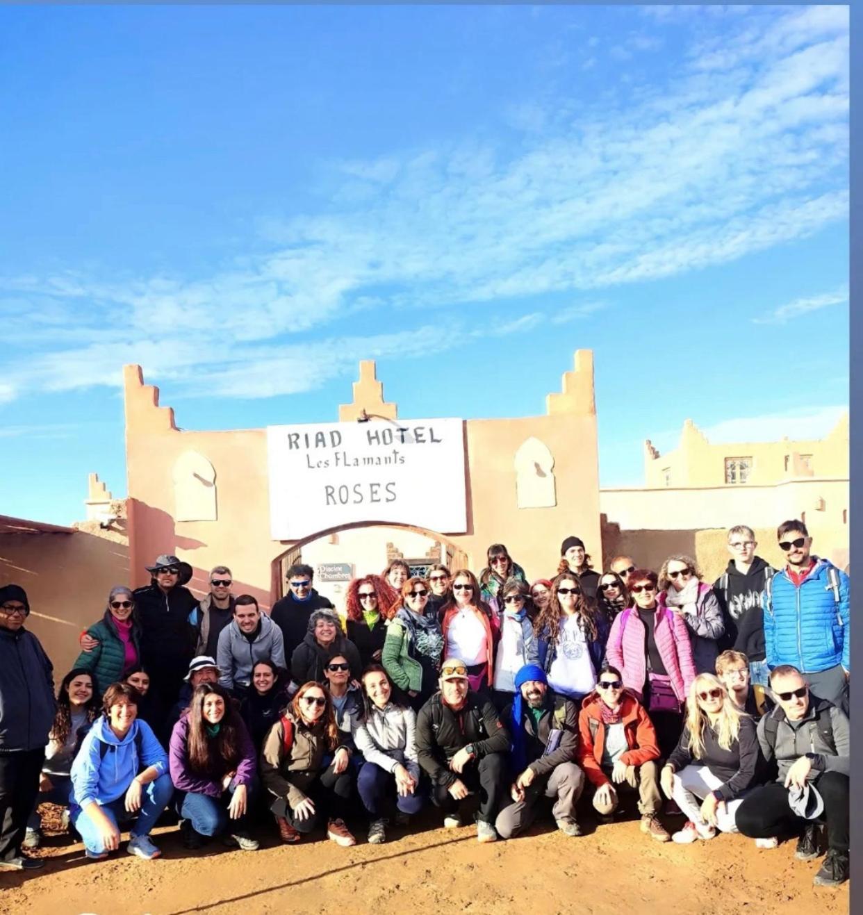 Riad Hotel Les Flamants Merzouga Esterno foto